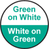 green white