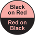 red black